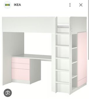 patrová postel Smastad Ikea