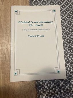 Přehled české literatury 20. století - Vladimír Prokop