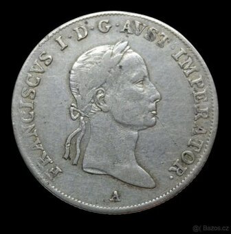 20 krejcar 1832 A František II.