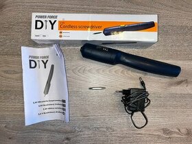 AKU bezdrátový šroubovák Tesco Power Force 2.4V - 1