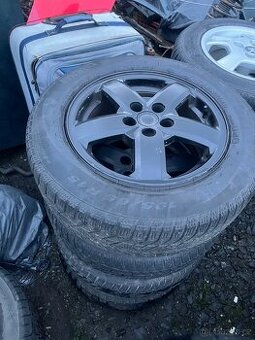 ALU kola Škoda 5x100 na pneu 195/65 R15 zimní