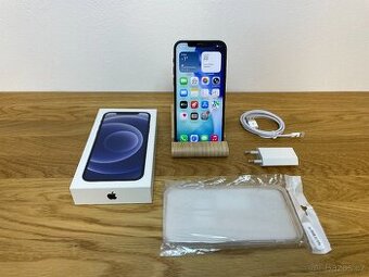 Apple iPhone 12 128GB Black - perfektní stav,baterie 79%