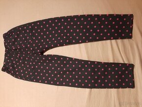 Dívčí zateplené legíny vel.110-116