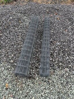 Zbytky svařovaného pletiva, antracit, 150 cm