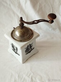 Starý porcelánový mlýnek LEINBROCK S