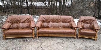 Kožená sedací souprava 3+2+1