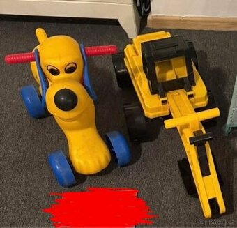 Dětský bagr + odrazedlo