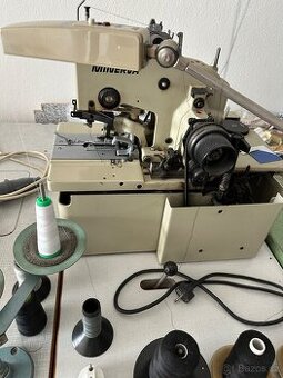 Dírkovačka a knoflíkovačka Minerva a Juki