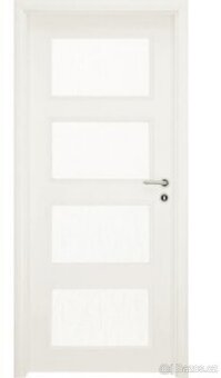 Interiérové dveře VOSTER, prosklené 80L-bílé- nové