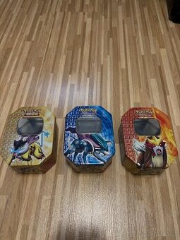 Pokemon Tin plechovky