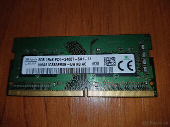 RAM 8GB 2Rx8 DDR4 2400T
