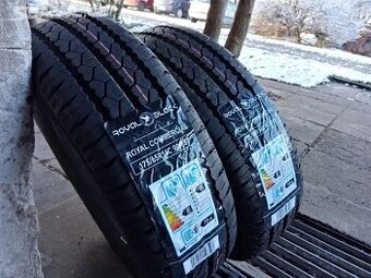 Letní pneu 2kusy 175/65/14C vzorek 100% Royal Black