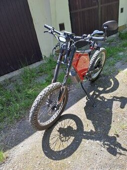 Výkonné elektro enduro 5000W / 72V – TOP komponenty (Magura/