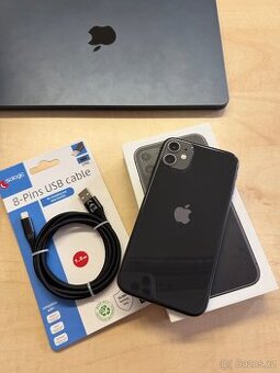 Prodám iPhone 11 64gb černý (100% kondice baterie)