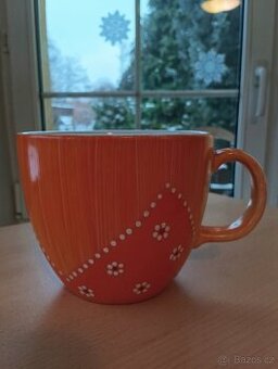 Ručně malovaný porcelánový hrnek 850 ml