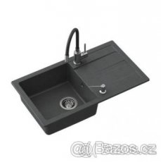 KUCHYŇSKÝ GRANITOVÝ DŘEZ QUADRON READY MAX + BATERIE + DÁV.