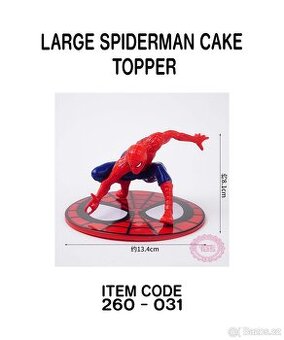 Spiderman ozdoba na dort narozeniny oslava