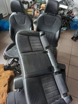 Sedačky alcantara+kůže Octavia 3