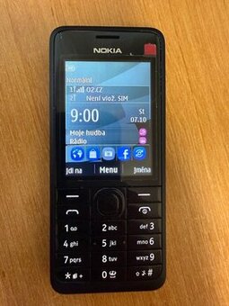 NOKIA 301 jako nová, vše na přístroji odzkoušené a v pořádku