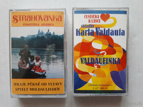 2x kazeta, Strahovanka, Valdaufinka, originální kazety
