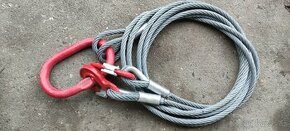 Vázací ocelové lano - dvojhák - 1