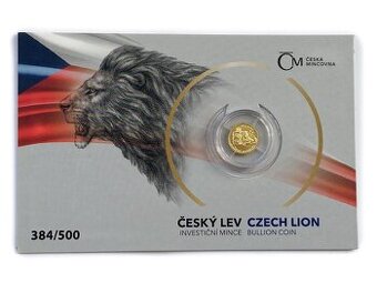 Český lev 1/25 2019 Měna