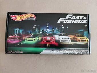 Hot Wheels Fast and Furious Premium 5 pack včetně krabice