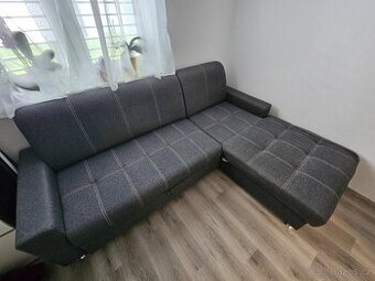 Rohový rozkládací gauč