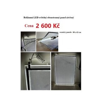 REKLAMÍ TABULE PODSVÍCENÉ OBOUSTRANNÉ - 1