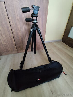 manfrotto 055PROB + manfrotto 141RC + 200PL 14 QR - 1