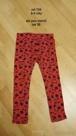Dívčí termo legíny s Minnie, vel.104