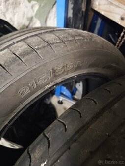 2x letní pneu SAVA 215/55/R17