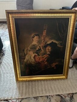 Obraz REMBRANDT A SASKIA - REPRODUKCE - REMBRANDT HARMENSZOO