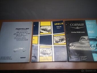 Ford Anglia, Corsair, Zodiac Zephyr V6-katalogy dílů - 1