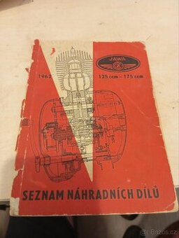 Jawa ČZ 125 175 seznam náhradních dílů
