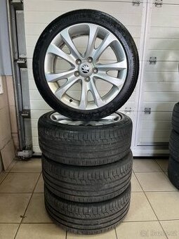 alu kola 5x112 r17 + letní pneu Continental premiumcontact