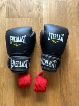 Boxerské rukavice MMA Everlast 12 OZ bandáže