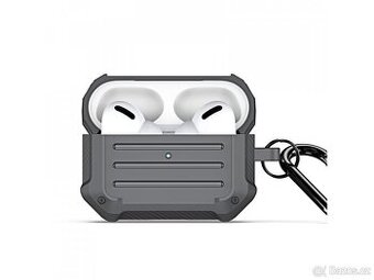 Pouzdro na sluchátka AirPods Pro, silikon, Gray/šedá