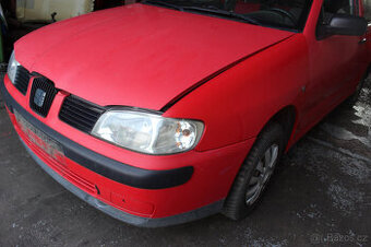 SEAT IBIZA r.v.2001 kapota, světla, baltník, přední nárazník