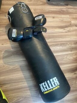 Boxovací pytel Keller 130cm, 40 kg + rukavice