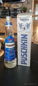 Sberatelska vodka Puschkin
