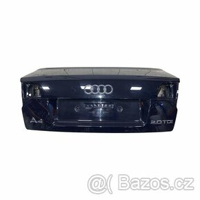 Víko zadní tmavě modrá metalíza LY5K Audi A4 B7 8E sedan 07