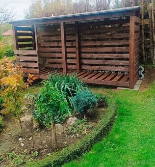 Přístřešek na dřevo - dřevník