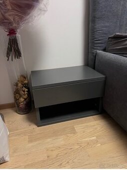 Set 2 ks nočních stolků FINO - grafit