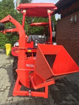 Štěpkovač za traktor od 18 Hp, drtič větví + ISO + kardan