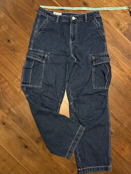 Pánské modré džíny-kalhoty top stav W30