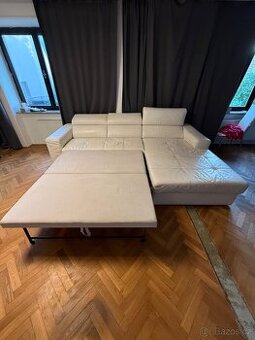 Kožený gauč ( sedací souprava ) pohovka