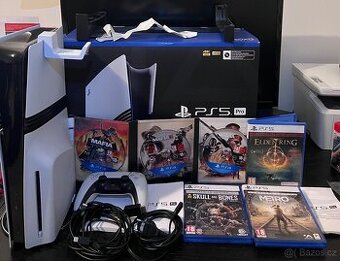 PlayStation 5 PRO 2TB s mechanikou v záruce + 6 her