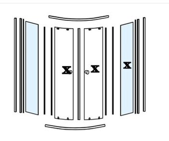 Náhradní skla do sprchového koutu