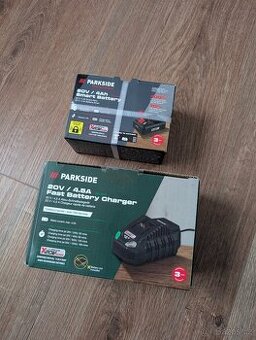 Parkside PERFORMANCE baterie 4 Ah a  rychlonabíječka 4,5 A